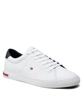 Tommy Hilfiger Tommy Hilfiger Sneakers Essential Leather Detail Vulc FM0FM04047 Weiß