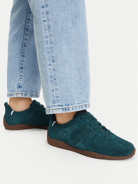 Clarks Clarks Sneakersy Meridor Lace 26327515 Turkusowy