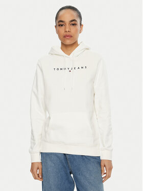 Tommy Jeans Tommy Jeans Pluus Linear DW0DW17324 Valge Regular Fit