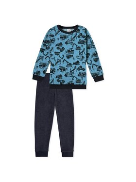 SCHIESSER SCHIESSER Piżama 26960 Niebieski Comfort Fit
