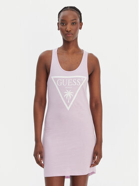 Guess Guess Sukienka plażowa E3GP03 JA914 Fioletowy Regular Fit