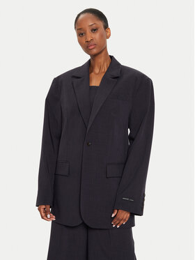 Herskind Herskind Marynarka Yago 5253519 Granatowy Oversize