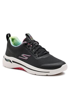 Skechers Skechers Sneakersy Go Walk Arch Fit 124868/BKHP Černá