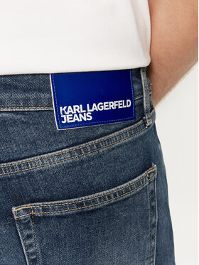 Karl Lagerfeld Jeans Traperice 246D1103 Tamnoplava Slim Fit