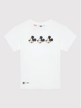 adidas adidas T-Shirt DISNEY Mickey And Friends H20317 Weiß Regular Fit