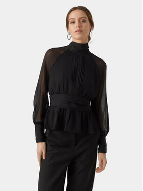 Vero Moda Vero Moda Blúzka AWARE 10295842 Čierna Regular Fit