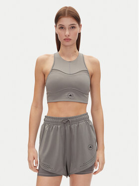 adidas by Stella McCartney adidas by Stella McCartney Top Training JJ0120 Szary Slim Fit