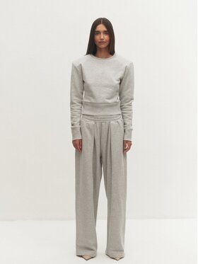 Le Collet Le Collet Spodnie dresowe SOLE Szary Wide Leg