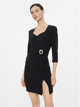 Rinascimento Rinascimento Cocktailkleid CFC0116131003 Schwarz Slim Fit