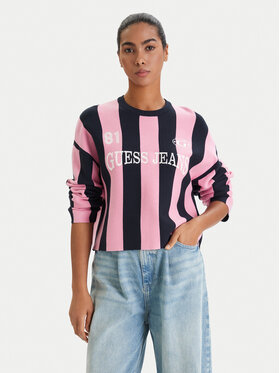 Guess Jeans Guess Jeans Πουλόβερ W6RR17 Z3FC2 Έγχρωμο Regular Fit