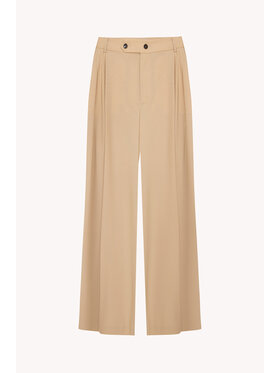 Epuzer Epuzer Pantaloni di tessuto Dune wool-wide leg Beige Standard Fit