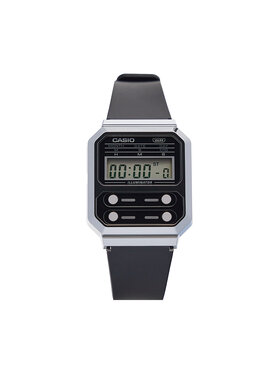 Casio Casio Zegarek A100WEF-1AEF Srebrny