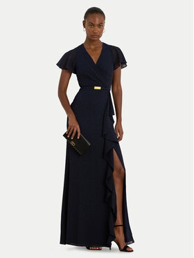 LAUREN RALPH LAUREN LAUREN RALPH LAUREN Večerna obleka 253909447002 Mornarsko modra Regular Fit