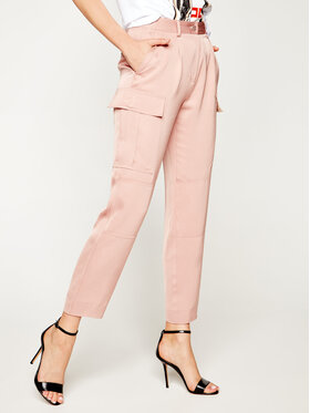 Calvin Klein Calvin Klein Spodnie materiałowe Soft Cargo K20K201768 Różowy Regular Fit