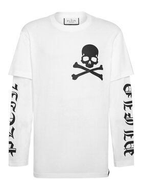 PHILIPP PLEIN PHILIPP PLEIN T-Shirt 14855 Biały Regular Fit