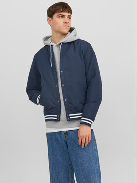 Jack&Jones Jack&Jones Bomber stila jaka 12243232 Tumši zils Regular Fit