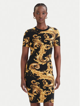 Versace Jeans Couture Versace Jeans Couture Haljina za svaki dan 80HAO939 JS553 Crna Slim Fit