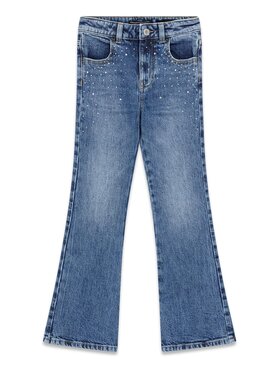 Guess Kids Guess Kids Spodnie materiałowe 183381 Niebieski Regular Fit