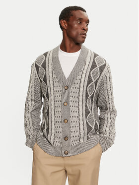 Brave Soul Brave Soul Kardigāns MK-248ASHBERY Pelēks Regular Fit