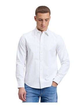 Lee Lee Koszula 112386385 Biały Regular Fit