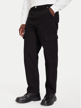 Karl Lagerfeld Jeans Karl Lagerfeld Jeans Pantaloni din material A4M10100 Negru Regular Fit