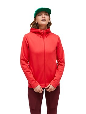 Peak Performance Peak Performance Bluza Rider Tech Czerwony Regular Fit