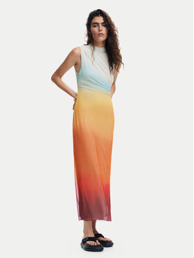 Desigual Desigual Rochie de zi 24WWVKXZ Colorat Regular Fit