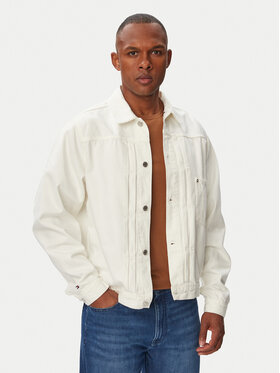 Tommy Hilfiger Tommy Hilfiger Giacca di jeans MW0MW45096 Bianco Regular Fit