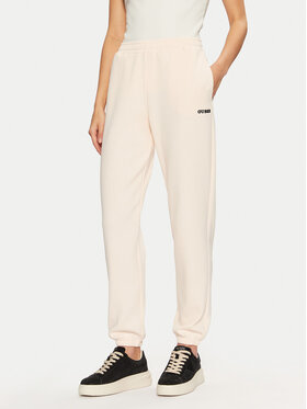 Guess Guess Jogginghose V5RB02 KCLD1 Écru Regular Fit