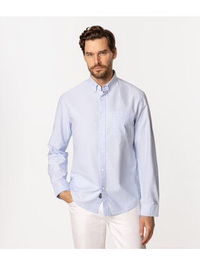Lee Cooper Lee Cooper Koszula LARS OXFORD Niebieski Regular Fit