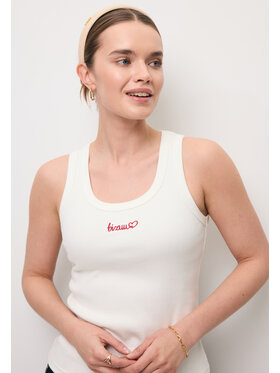 BIZUU BIZUU Tank top LOVIE Bílá Standard Fit
