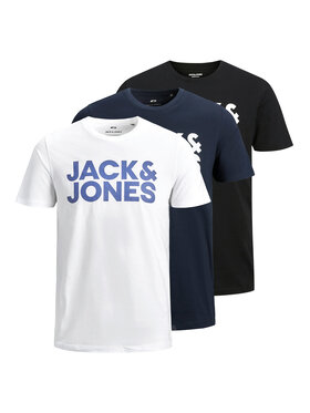 Jack & Jones Jack & Jones Souprava triček Corp Logo 12191762 Barevná Slim Fit