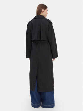 Tommy Hilfiger Tommy Hilfiger Trenčas WW0WW45632 Juoda Oversize