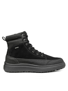 Geox Geox Schnürschuhe U Granito + Grip B Abx U66FZB 02250 C9999 Schwarz