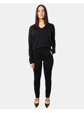 Max Mara Leisure Max Mara Leisure Παντελόνι chino 9938336940298 Μαύρο Regular Fit