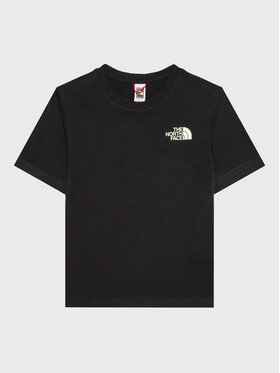 The North Face The North Face T-krekls Redbox NF0A82EB Melns Relaxed Fit