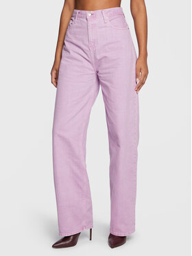Calvin Klein Jeans Calvin Klein Jeans Džínsy J20J220182 Fialová Relaxed Fit