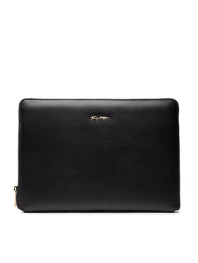 Tommy Hilfiger Tommy Hilfiger Калъф за лаптоп Iconic Tommy Laptop Case AW0AW11080 Черен