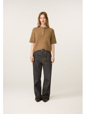 Fabienne Chapot Fabienne Chapot Sweter 6744-1532-175 Brązowy Regular Fit