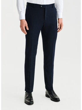 Pako Lorente Pako Lorente Spodnie garniturowe P25SF-6G-012 Granatowy Slim Fit