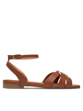 TWINSET TWINSET Сандали Ciabatta 251GCJ04A Кафяв