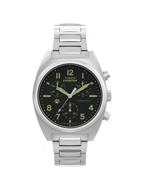 Timex Timex Zegarek TW2Y61200 Srebrny