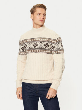 Selected Homme Selected Homme Krekls ar augstu apkakli 16081554 Écru Regular Fit