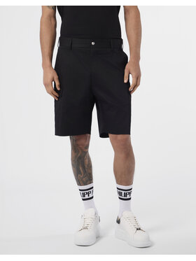 PHILIPP PLEIN PHILIPP PLEIN Szorty materiałowe 29928 Czarny Regular Fit