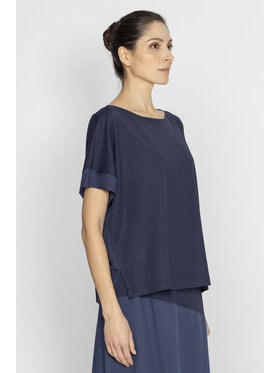 Deni Cler Milano Deni Cler Milano T-Shirt T-DC-T211-E2-20-58-1 Granatowy Regular Fit