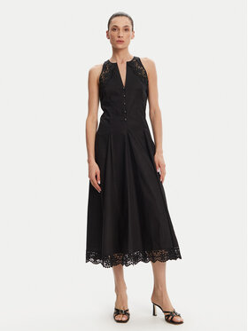 TWINSET TWINSET Kokteilikleit 251TT2090 Must Regular Fit