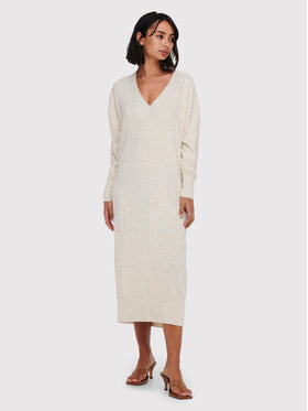 ONLY ONLY Rochie tricotată New Tessa 15236372 Bej Regular Fit