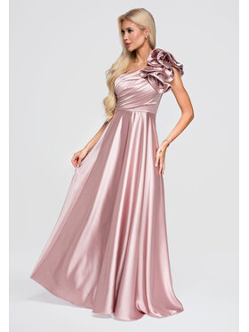 Ombre Ombre Sukienka wieczorowa LA-OM-DLR362 Różowy Regular Fit