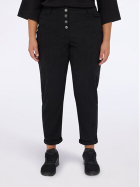 Fiorella Rubino Fiorella Rubino Spodnie materiałowe P700T005112N033 Czarny Regular Fit