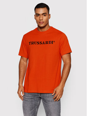 Trussardi Trussardi T-Shirt 52T00589 Pomarańczowy Regular Fit